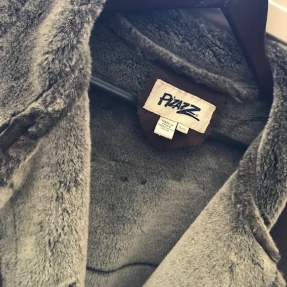 Brown Faux Shearling Coat - Picture 4 of 7